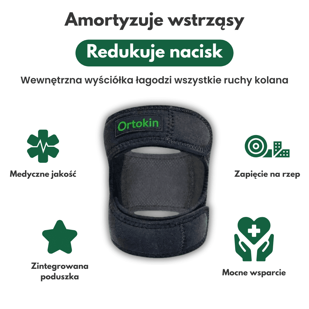 Technologia trzech stref, która łagodzi ból, obrzęk i uniemożliwia ruchomość.