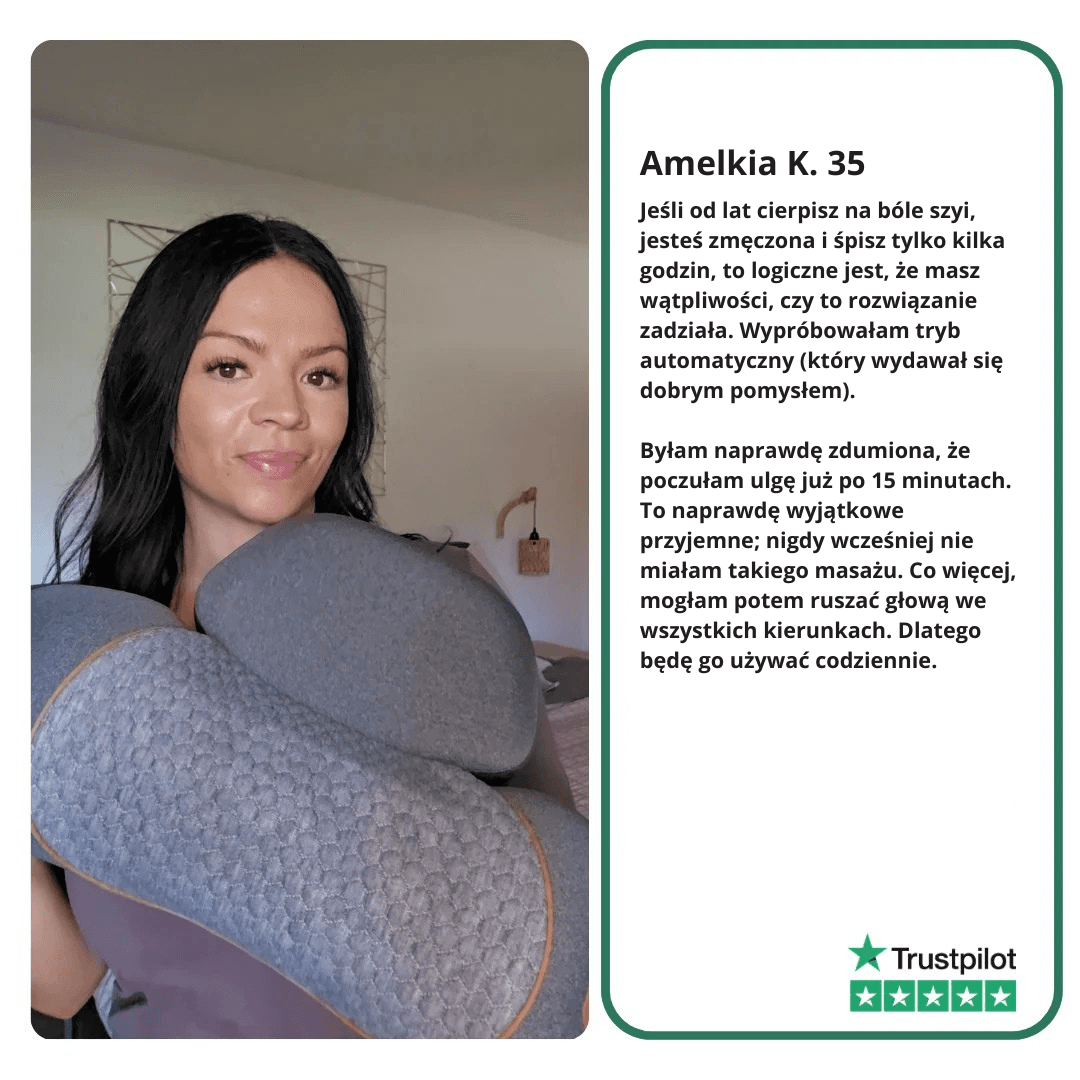 NeckFlow™ - Zaawansowany Masażer Szyi 3 w 1