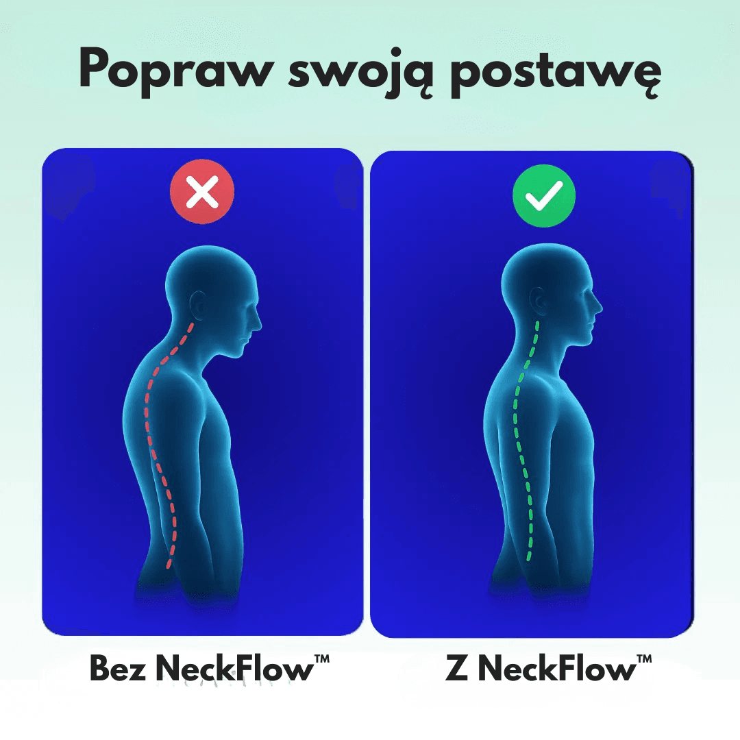 NeckFlow™ - Zaawansowany Masażer Szyi 3 w 1