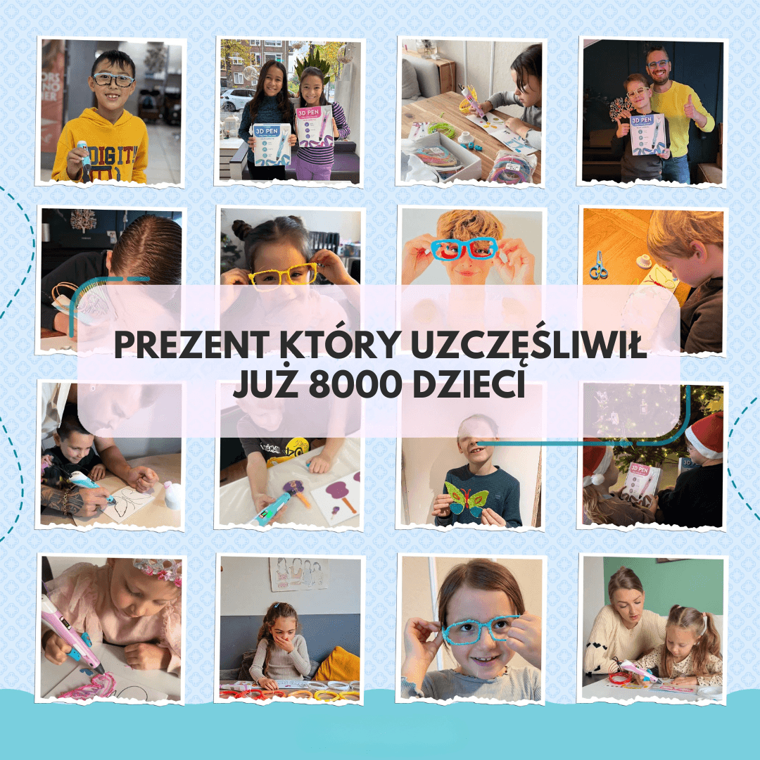 Długopis 3D + 100 metrów wkładów